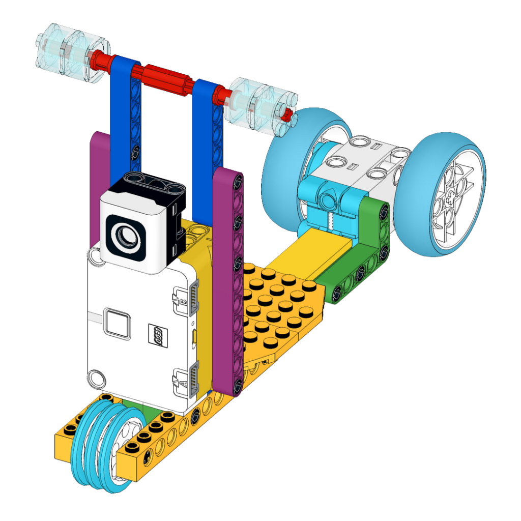 hulajnoga elektryczna electric scooter lego spike essential instrukcja budowania klocki instrukcje